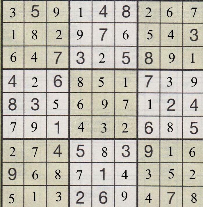 Werner 0040 Sudoku>>gelöst von Daddy 3x 24254763ha