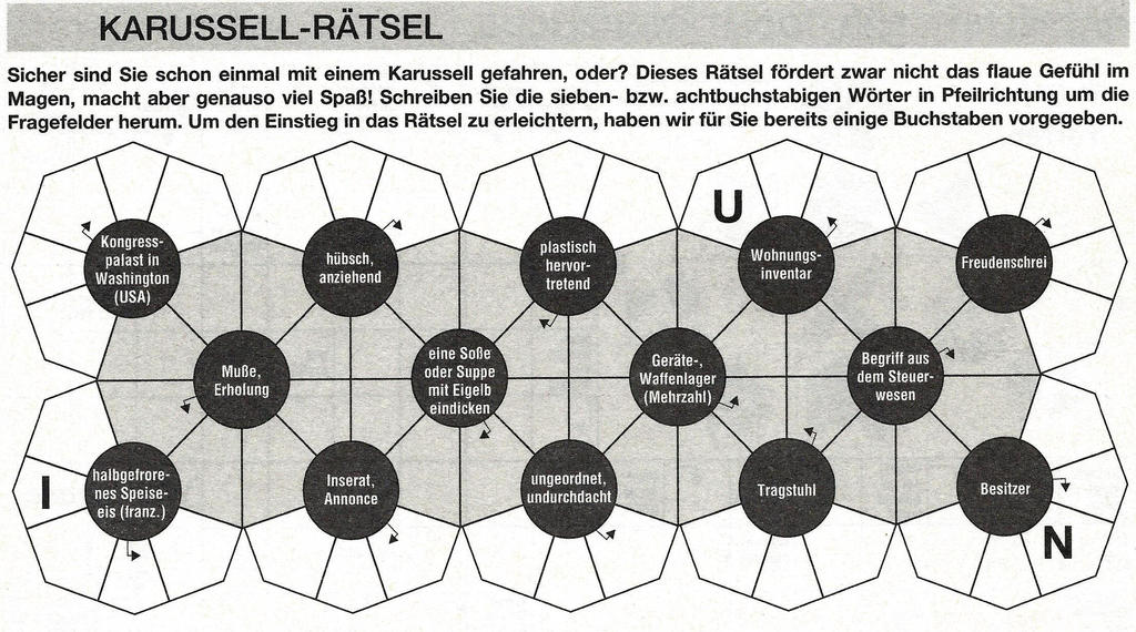 Daddy 0154:Karussel-Rätsel>>>GEL.VON WERNER x 5 Punkte 24366894zx