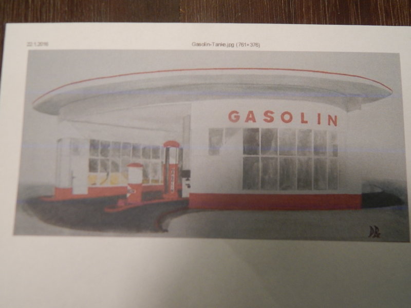 Gasolin Tankstelle Eigenbau. 24377694aw