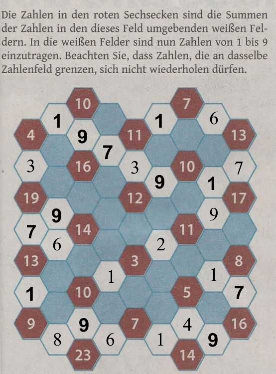 Werner 0060 Waben-Mathe>>gelöst von Daddy 3x 24485057qi