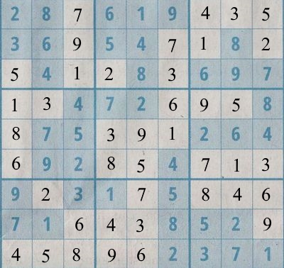 Werner 0153 Sudoku>>gelöst von Daddy 3x 24749923ow