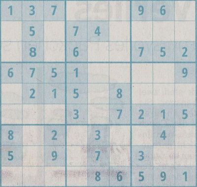 Werner 0200 Sudoku>>gelöst für Milka 5x 24871001ul