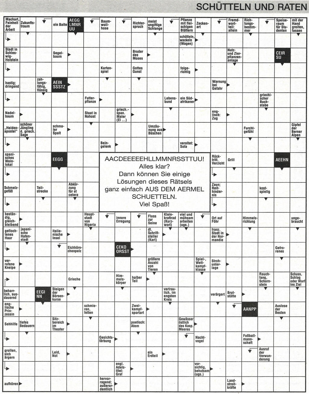 Daddy 0377:Kreuzworträtsel >>>GEL.VON WERNER 25048597rq