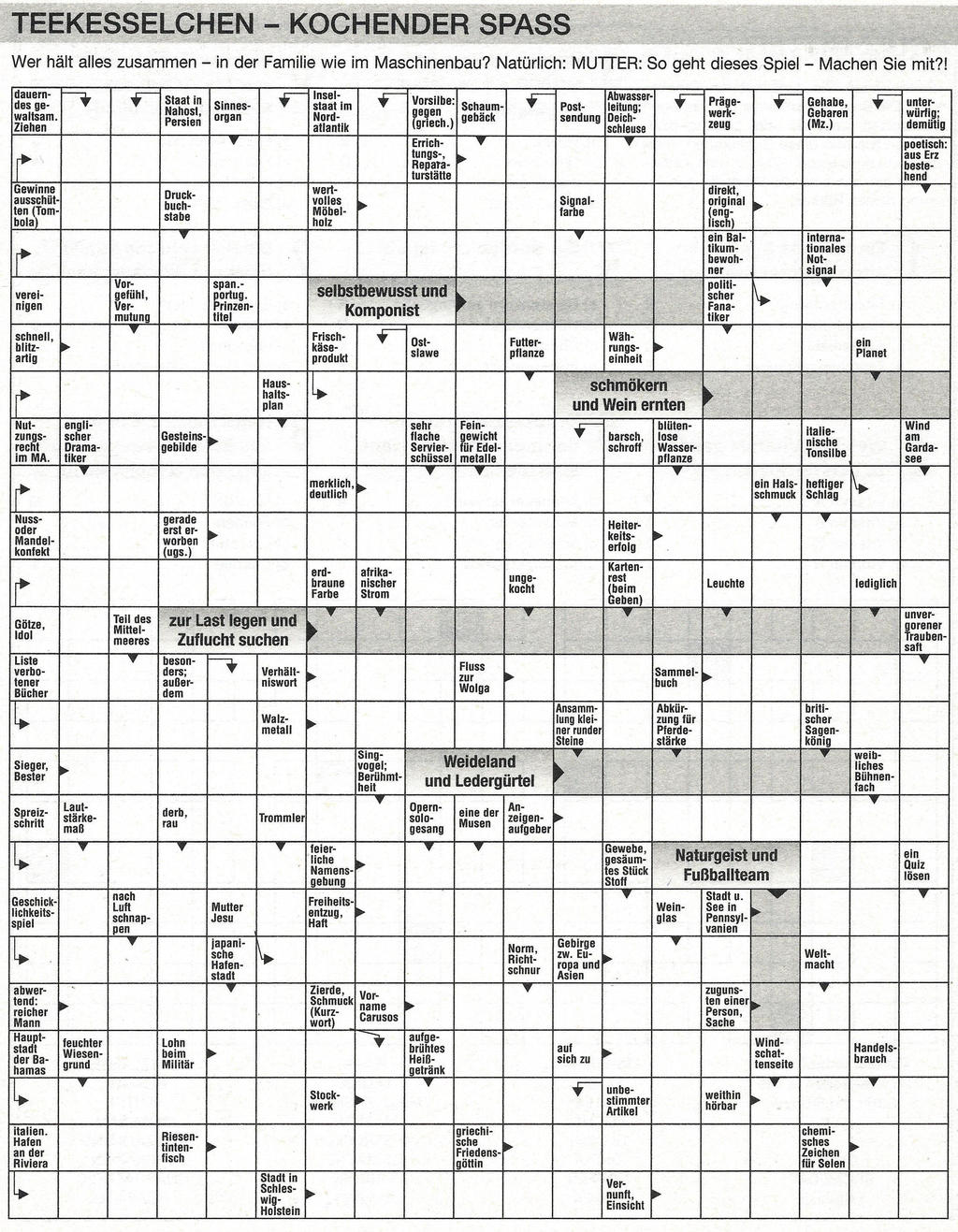 Daddy 0483:Kreuzworträtsel groß>>>GEL.VON WERNER 25562184ep