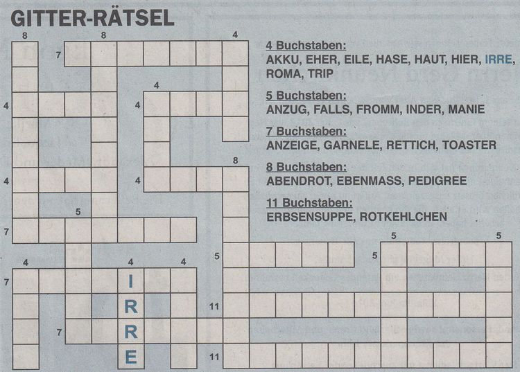 Werner 0313 Gitterrätsel>>gelöst von Daddy 25949634pd