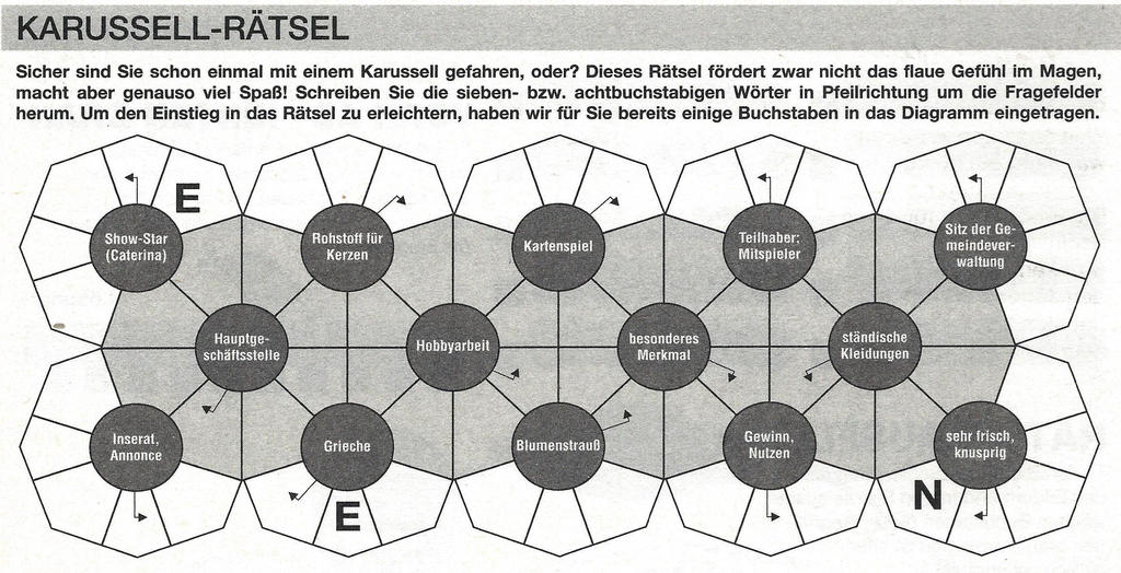 Daddy 0565:Karussel-Rätsel >>>GEL.VON WERNER 26785085yb