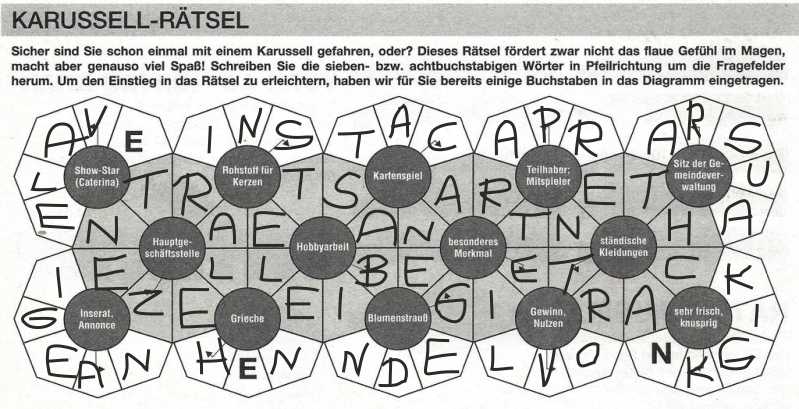 Daddy 0565:Karussel-Rätsel >>>GEL.VON WERNER 26792957ir