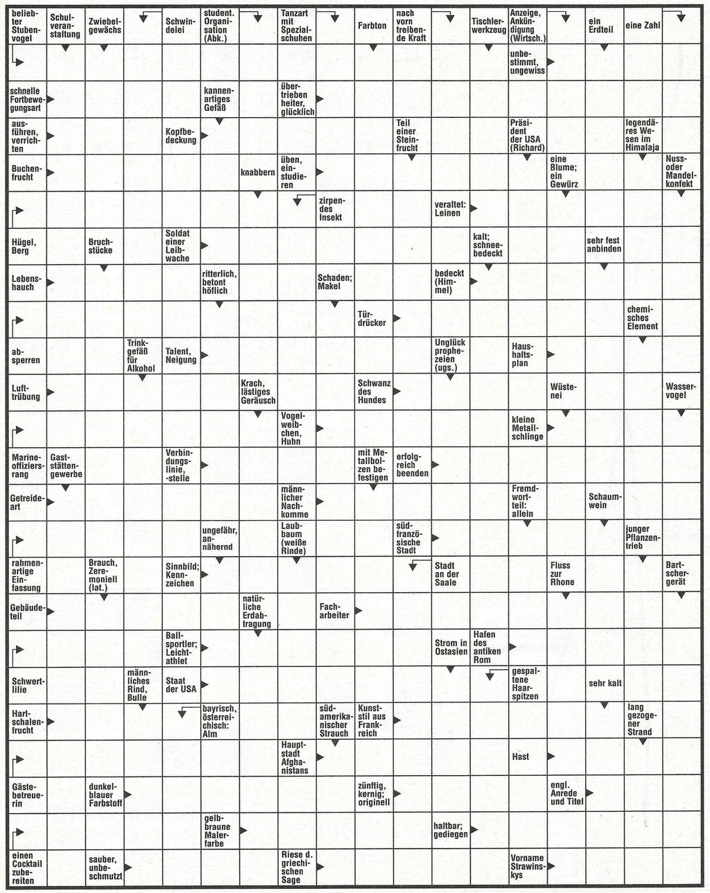 Daddy 0220:Kreuzworträtsel groß>>>GEL.VON WERNER 28834007er