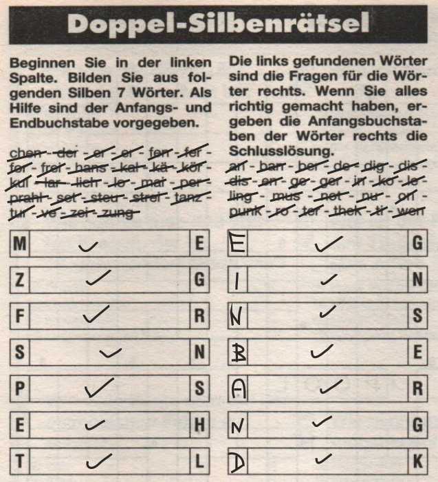 Milka 0515: Doppel-Silbenrätsel>>>GELÖST VON WERNER 29102812dv