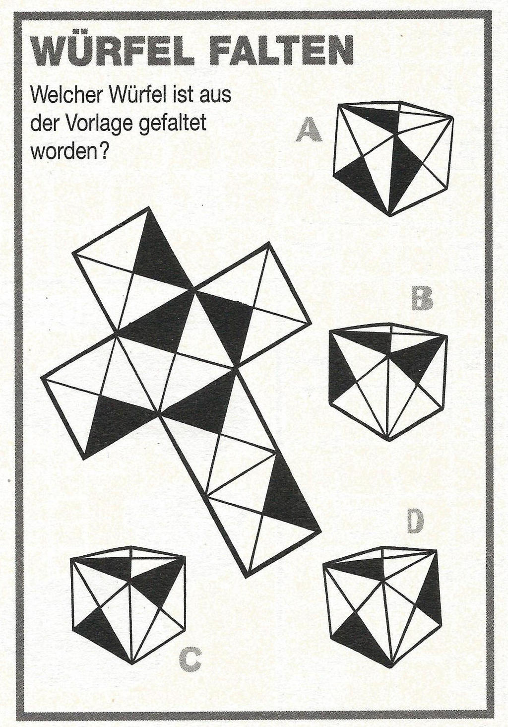 Daddy 0521:Würfel falten>>>GEL.VON WERNER 31152090gp