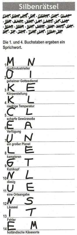 Daddy 0090:Silbenrätsel >>>GEL.VON WERNER 31769533ve