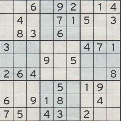 Werner 0149 Sudoku>>gelöst von Milka 34163093jx