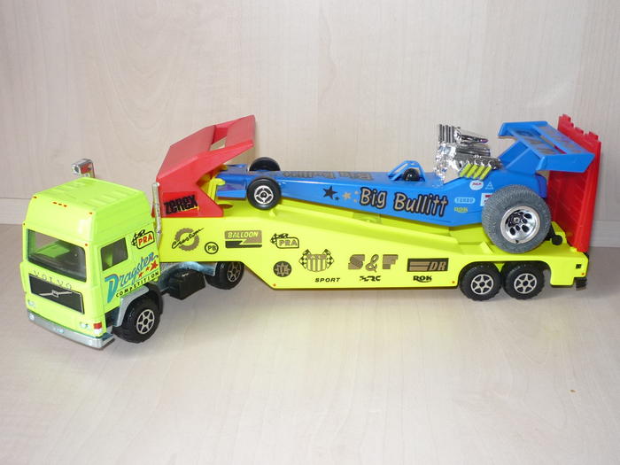 N°3075 VOLVO + SEMI-TRANSPORT DRAGSTER  4607978