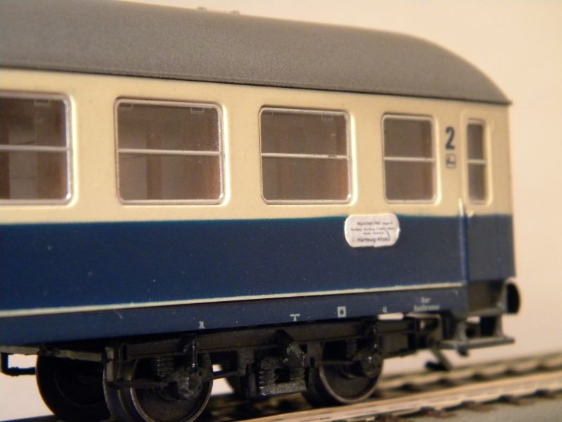 2. Klasse-Schnellzugwagen der DB, blau-beige 7152505kzy