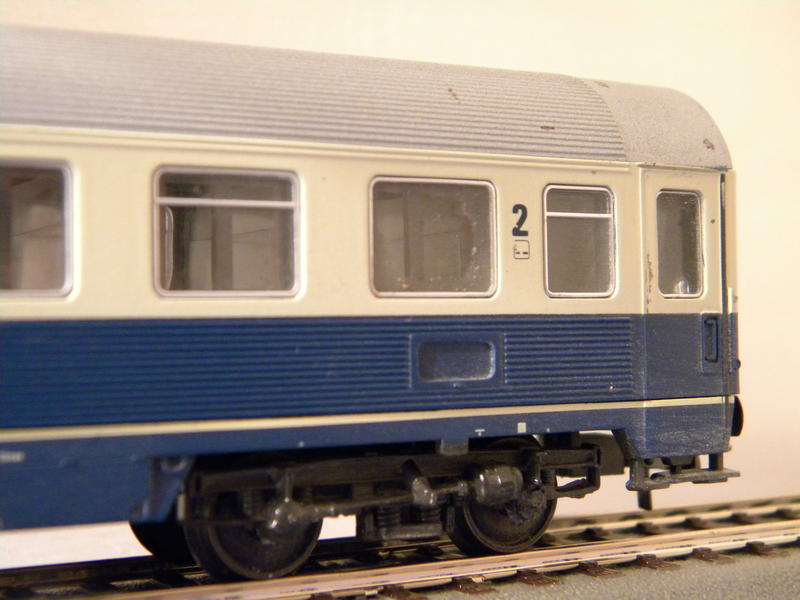 IR-Wagen 2. Klasse der DB, blau-beige 7152543xko