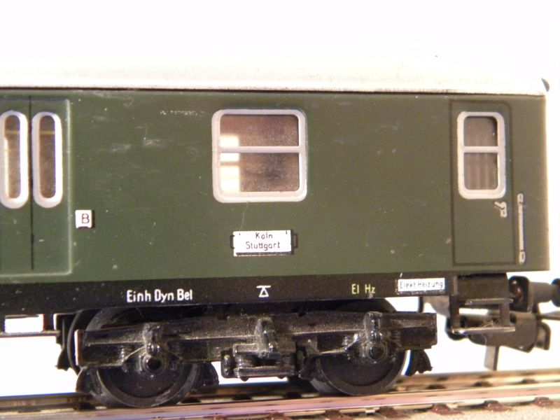 Gepäckwagen/grün, DB 7355901rlc