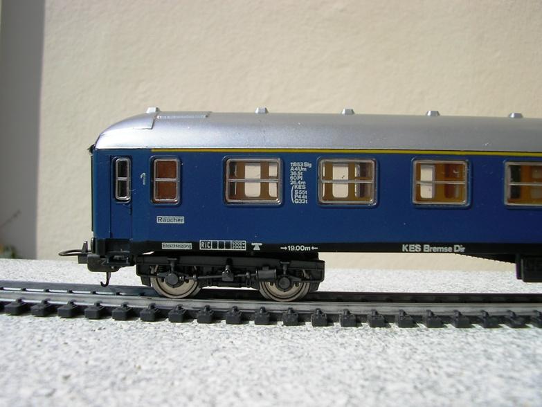 DB Schnellzug / D-Zugwagen grün und blau 7394991fko