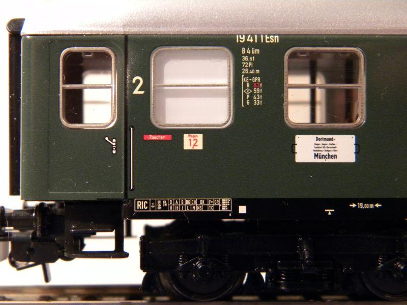 Vierachser, 2. Klasse, grün aus Display Tinplate 7451194fzo