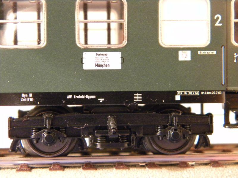 Vierachser, 2. Klasse, grün aus Display Tinplate 7451196htp