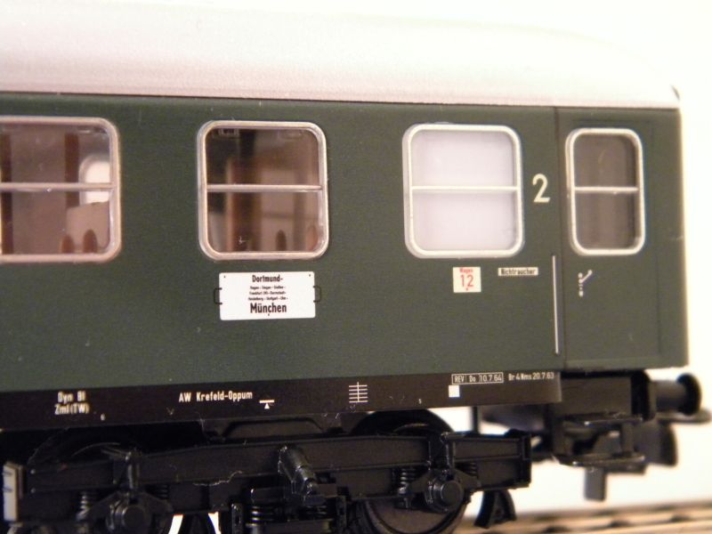 Vierachser, 2. Klasse, grün aus Display Tinplate 7451197sqd