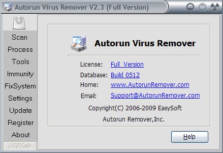 Autorun Virus Remover v2.3 Build 0512 ป้องกันและกำจัดไวรัสออโต้รัน 20090514_041308