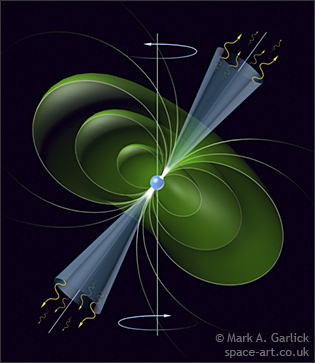 10 อันดับดาวลึกลับหรือน่าพิศวงที่นักดาราศาสตร์จัดไว้  Pulsar