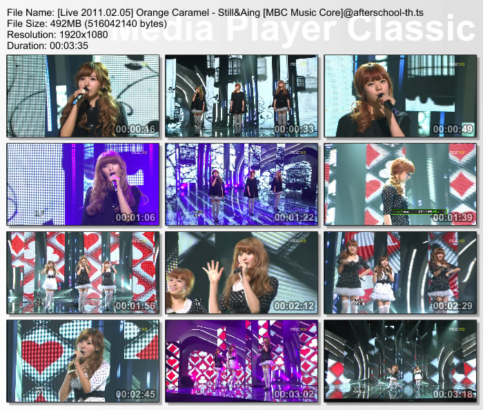 | Live | 110205 MBC Music Core Orange Caramel - Still&Aing, ts, Thumbs20110206013600