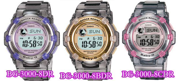 นาฬิกา casio babyG ,g-shock,data bank,sheen ของใหม่ SALE 40-60% Bg30003