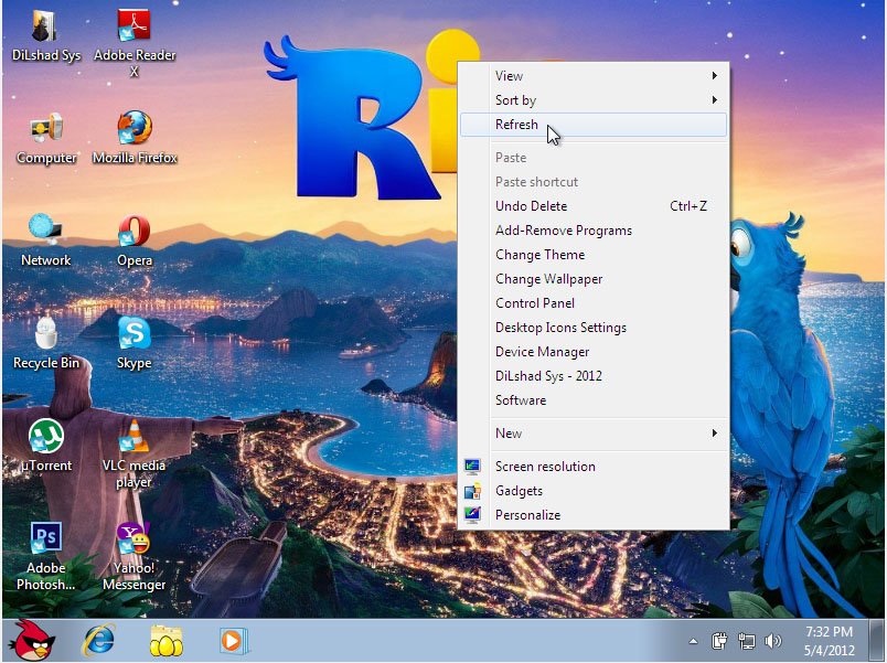 Windows 7 angry birds edition SP1 x86 3mo08