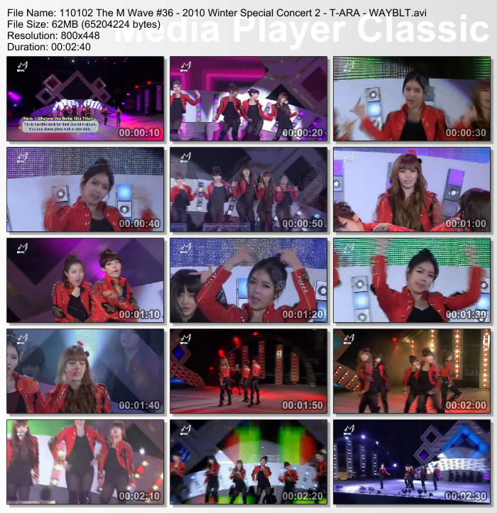 [Live] 110102 Arirang The M Wave #36 - 2010 Winter Special Concert 2 - T-ARA, AVI | 62 72 MB M6css