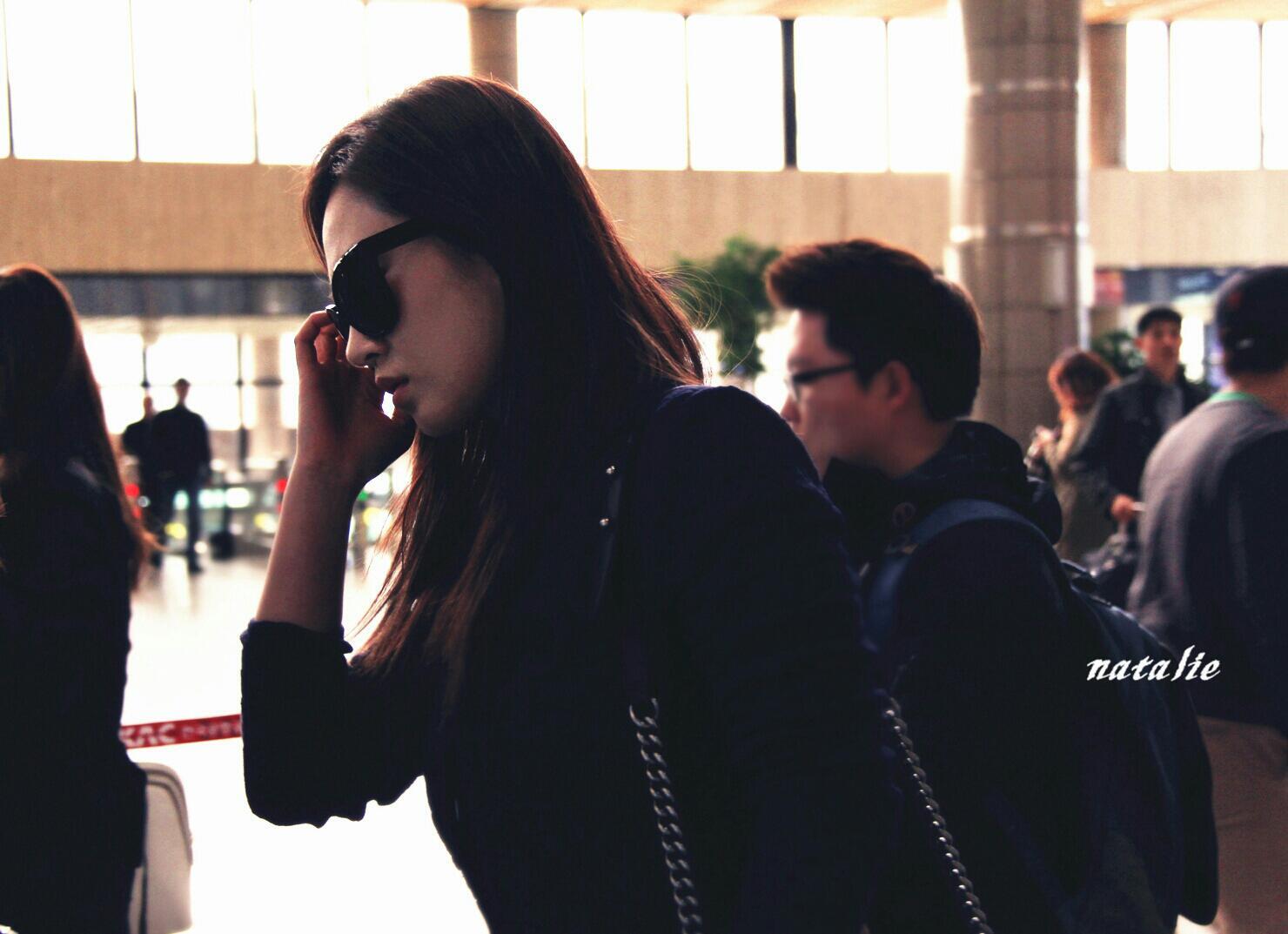 [Airport] 130416  SNSD@ Gimpo airport (6 pics) 4ba27fc9jw1e3rlbcuz7jj