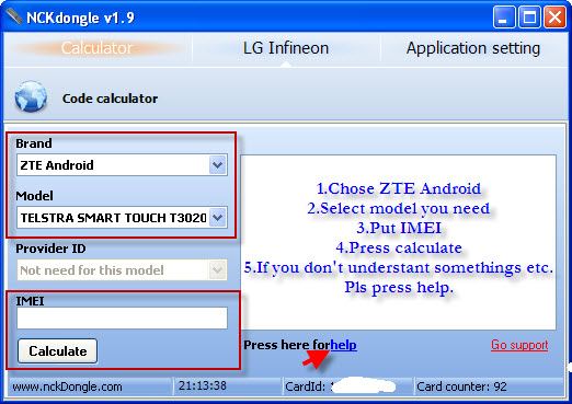 NCK Dongle HELP Zteandroid