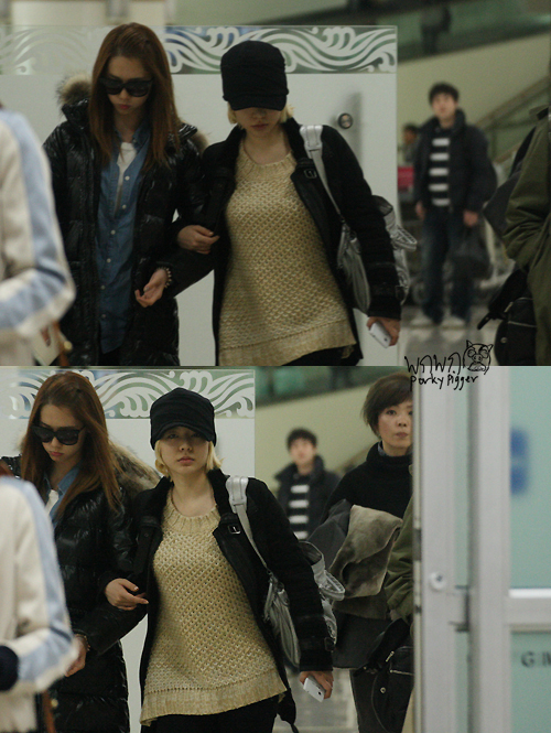 [PIC][18-02-2013]SNSD trở về Hàn Quốc vào chiều nay Yoonsun