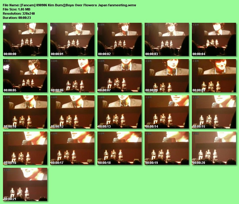 KİM BUM Download Fancam090906kimbumboysoverflowersjapanfanmeeting