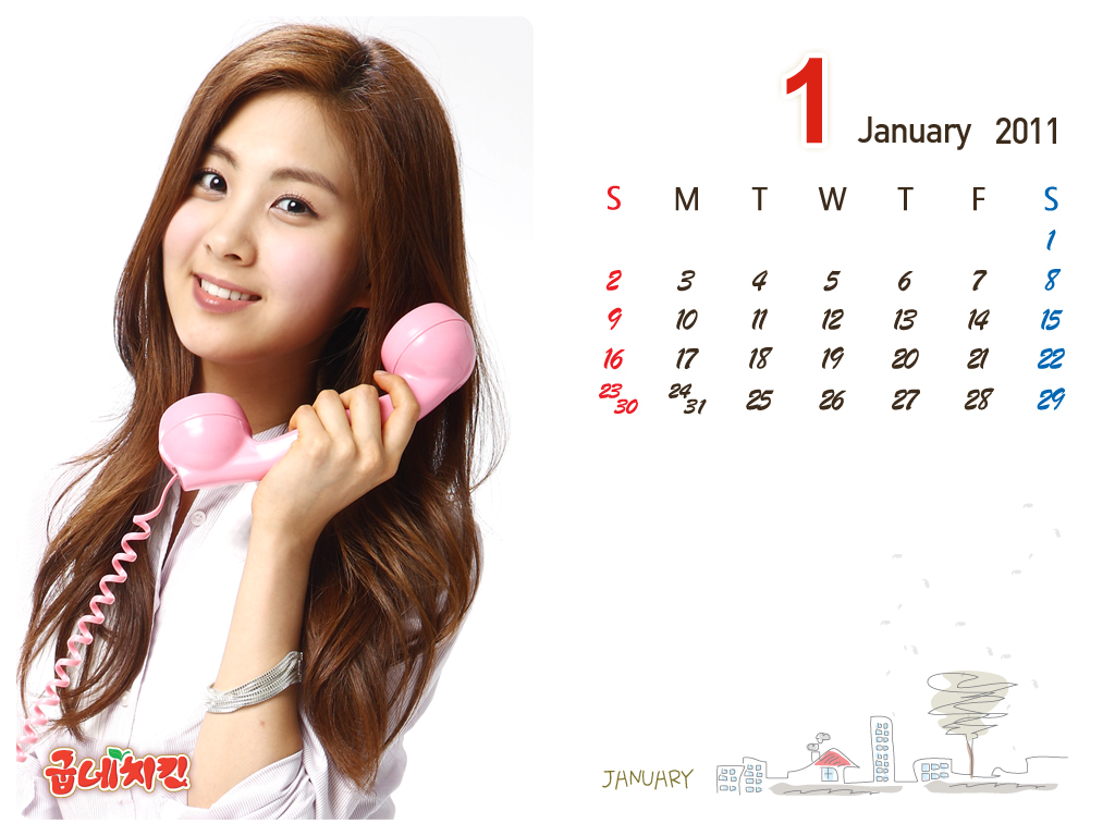 [SNSD] Pics / Wallpaper 2011 Carlendar @ Goobne 2011_01_1024