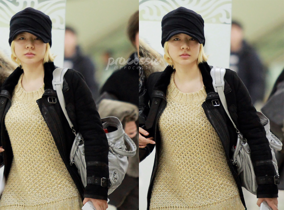 [PIC][18-02-2013]SNSD trở về Hàn Quốc vào chiều nay Sunny