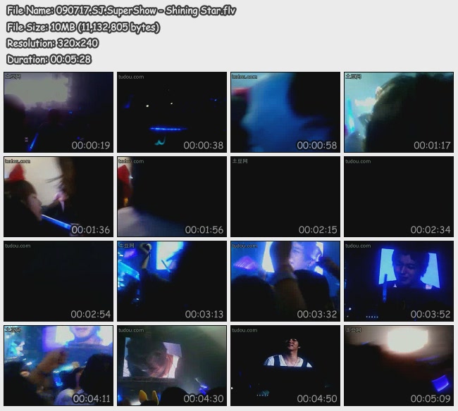 [090717] Fancam SUPERJUNIOR SUPERSHOWⅡ -  Shining Star [FLV , 10 MB] 5g492