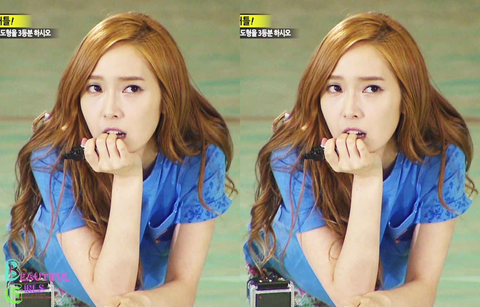 [CAPS] 130414 Jessica @ Running Man  (8 pics) Eb9fb0eb8b9dec8bb4-8