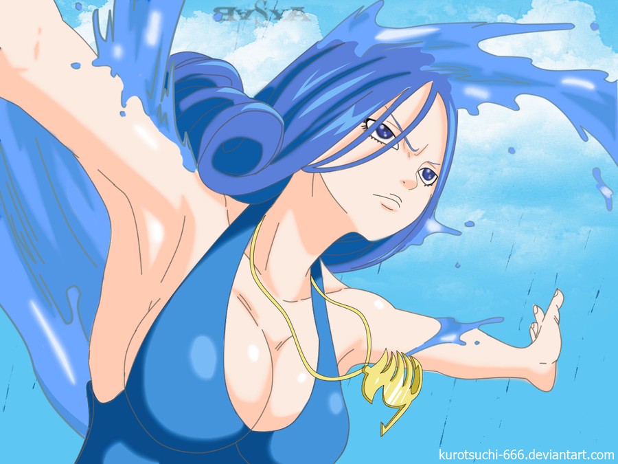 ภาพ Fairy Tail Wallpaper ดี ๆ สวย ๆ จร้า ใครมีแล้วก็ขอโทษด้วยนะ [อัพ 4/02/2012] Juvia_loxar___rain_girl_by_kurotsuchi_6661