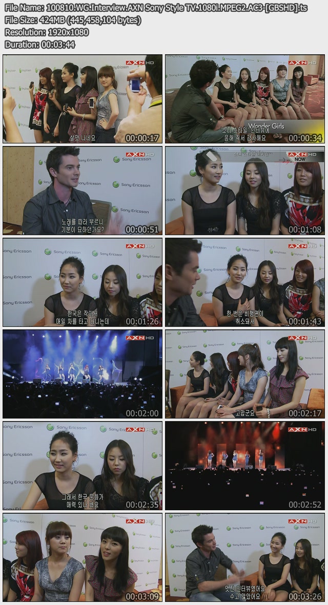 [Interview] 100810 WG @ AXN Sony Style TV 1080i -[GBSHD]   100810.wg.interview.axnsonystyletv.1080i.mpeg2.ac3-gbshd