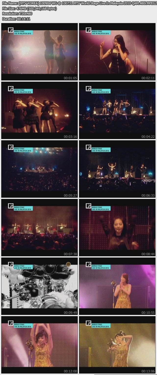 [HQ Live] [MTV KOREA] 100904 WG @ 100731 MTV World Stage In Malaysia 480i  Mtvkorea100904wg100731mtvworldstageliveinmalaysia2010qam.480i.mpeg2.ac3-uhso