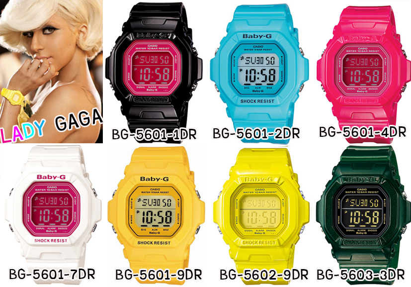 นาฬิกา casio babyG ,g-shock,data bank,sheen ของใหม่ SALE 40-60% Bg5601