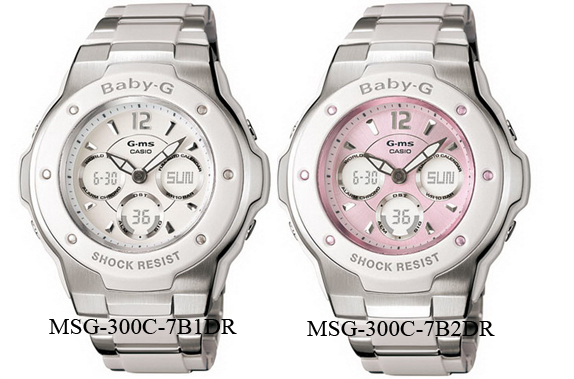 นาฬิกา casio babyG ,g-shock,data bank,sheen ของใหม่ SALE 40-60% Msg300c