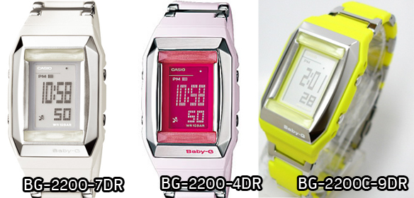 นาฬิกา casio babyG ,g-shock,data bank,sheen ของใหม่ SALE 40-60% Bg2200