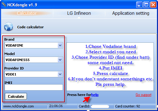 NCK Dongle HELP Vodafonemobile