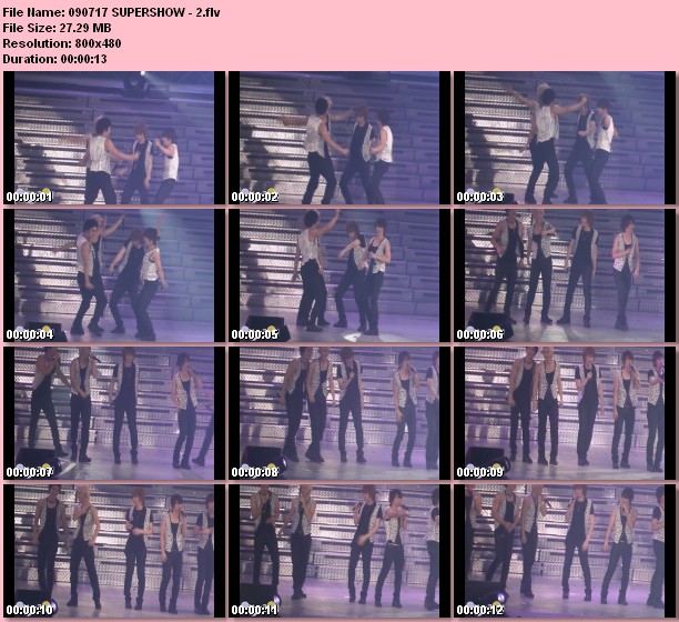 [090717] Fancam SUPERJUNIOR SUPERSHOWⅡ - Miracle [FLV , 27 MB] Pkhc2