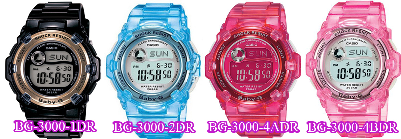 นาฬิกา casio babyG ,g-shock,data bank,sheen ของใหม่ SALE 40-60% Bg30001