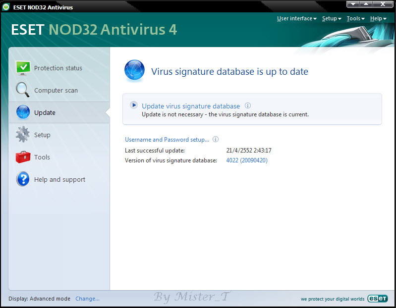 ESET NOD32 Antivirus 4.0.424  โปรแกรมป้องกันไวรัสยอดนิยม 646copy