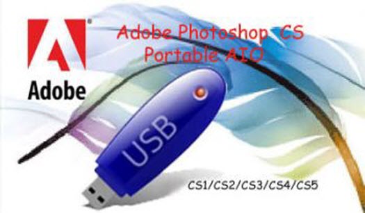 Adobe Photoshop Portable 2011 (CS1/CS2/CS3/CS4/CS5) AIO ฉบับพกพาใส่ USB ได้ Adobephotoshopcsportabl