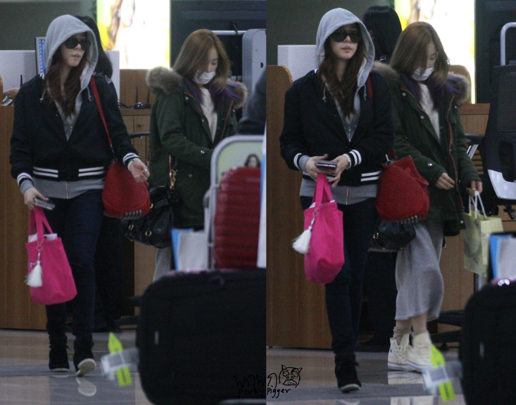 [PIC][11-02-2013]SNSD trở về Hàn Quốc vào trưa nay Taeny